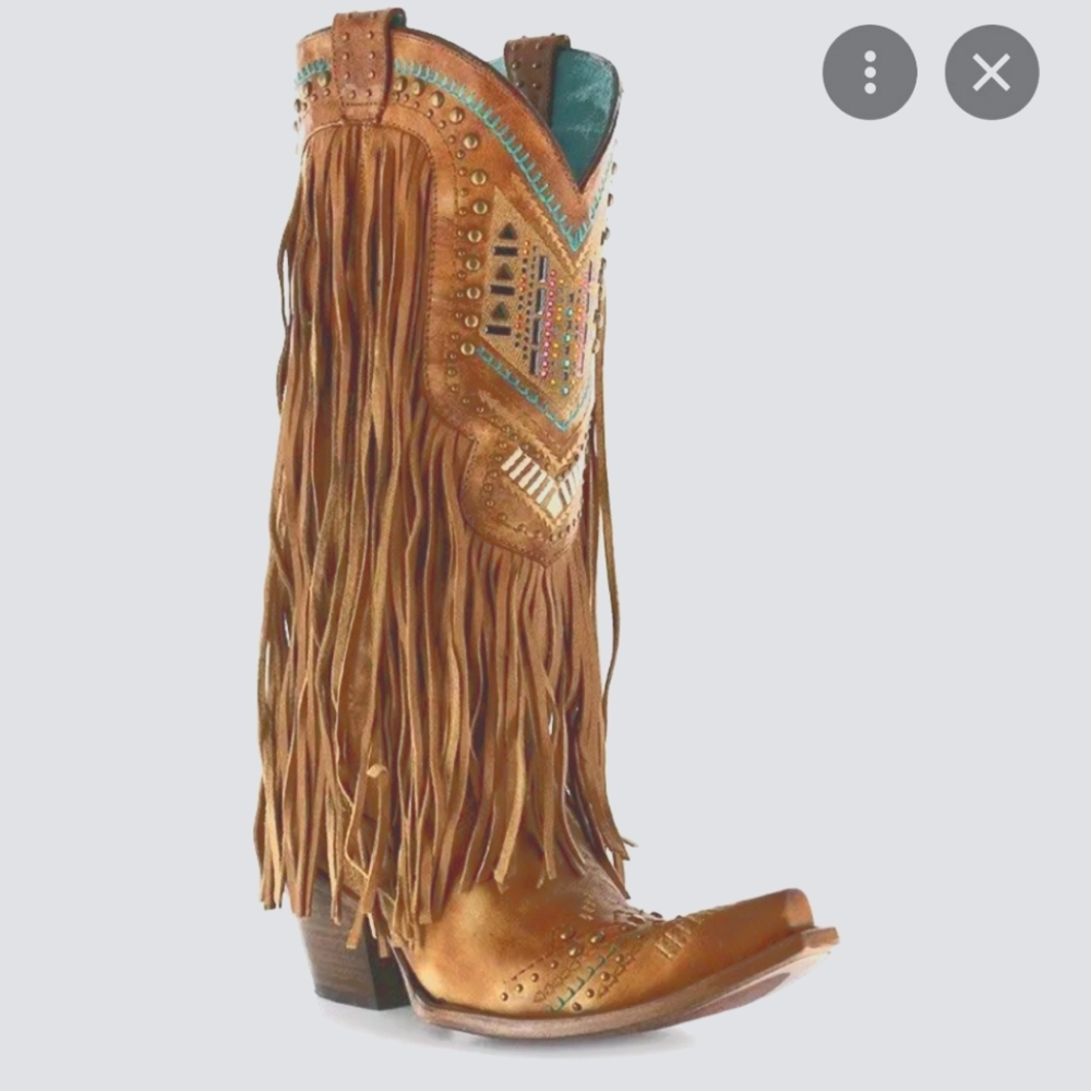 Corral Women's Swarovski Fringe Boots